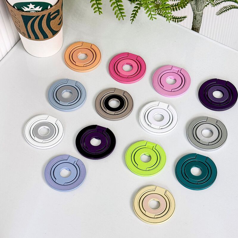 2026 Trendy Colorful Double-Sided 70% off Folding Magnetic Stand 360-Degree Rotating Desktop Live Streaming Car Magnetic Stand