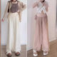 Spring and autumn pregnant women belly pants summer thin Tencel straight wide leg pants fashion hot mom outside wear Yamamoto pants wholesale