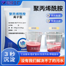 厂家直销 阴离子聚丙烯酰胺PAM 污水处理污泥脱水专用 高效絮凝剂