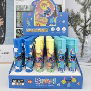 Cartoon Stitch Press Eraser Stitch Star Baby Blue Rabbit Pen Eraser Scrap Removal Wipe Stationery