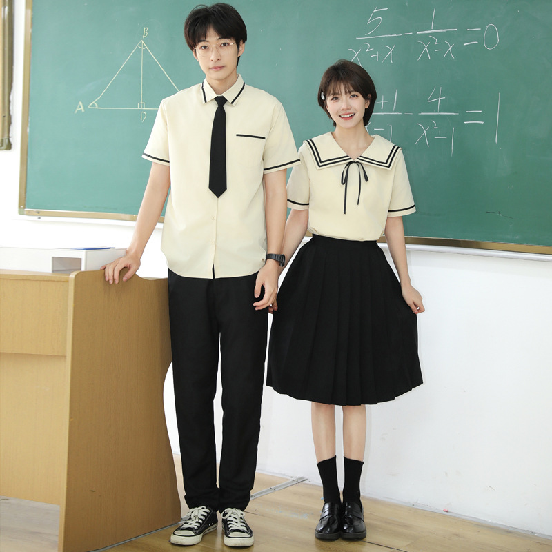 Performance clothing 2024 real shot new sweethearts outfit shirt graduation photo student class clothing suit group clothing