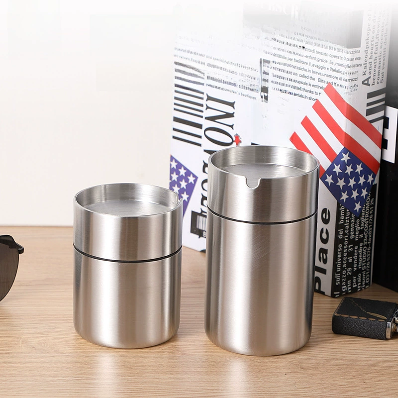 Metal ashtray stainless steel, wholesale