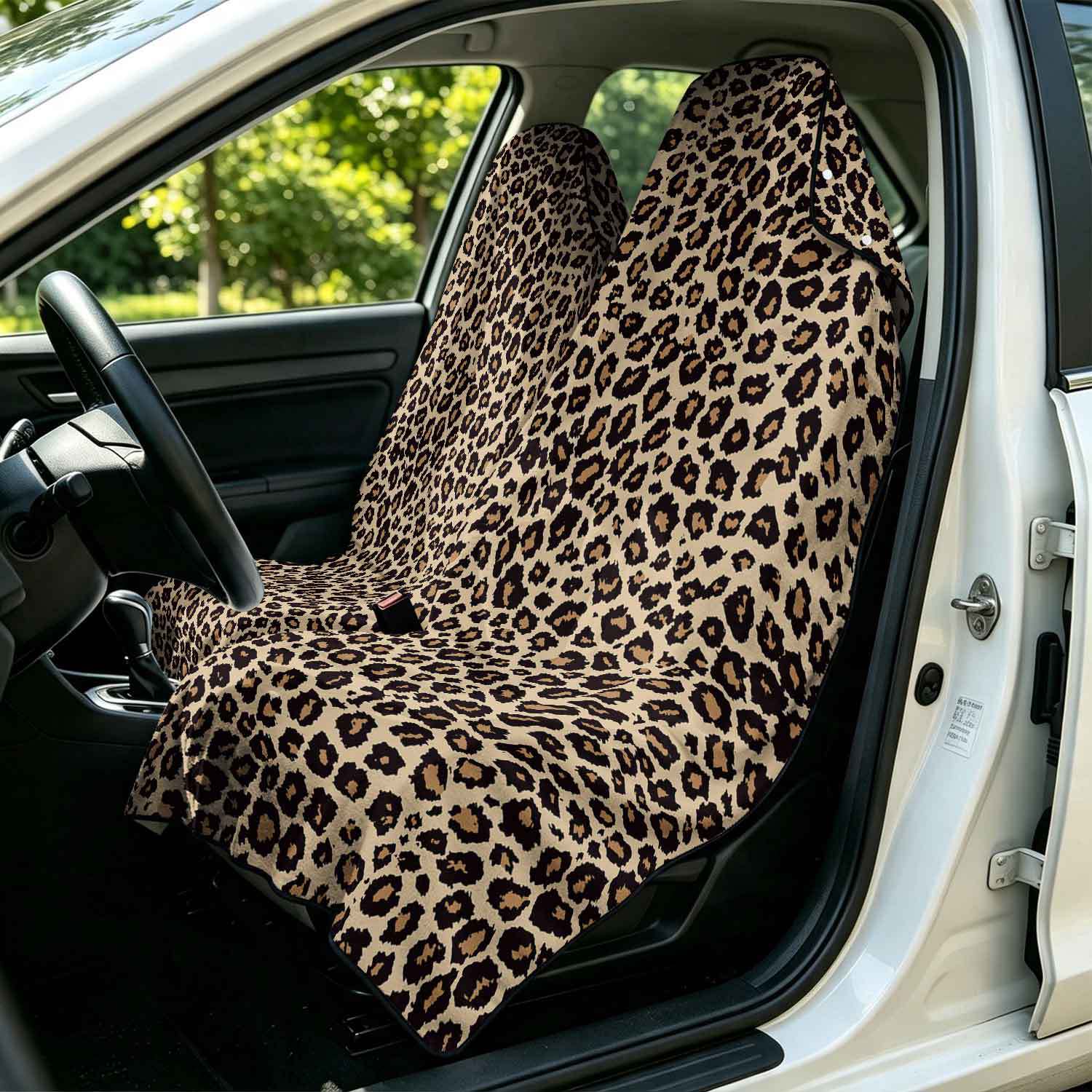 2-piece dual-use car seat cover, ultra-fine fiber, can be used as a beach towel, printed car protective seat cover 13
