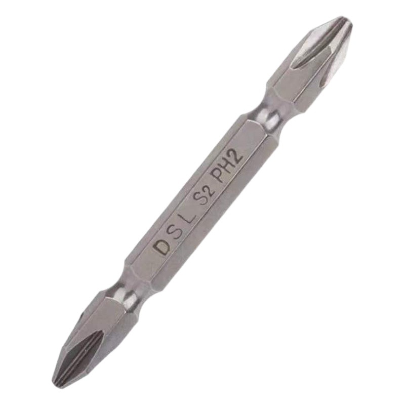 Fuente fabricante DSL Alemania S2 acero de doble cabeza destornillador boquilla de doble propósito destornillador cabeza Cruz destornillador cabeza destornillador boquilla