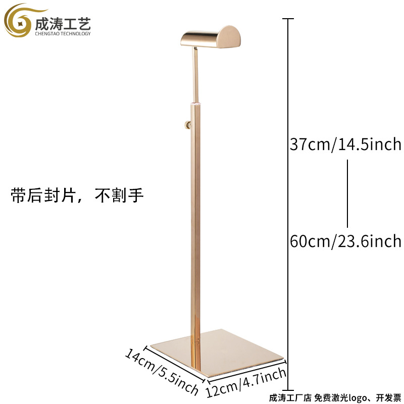 Зеркальная розовая золотая головка