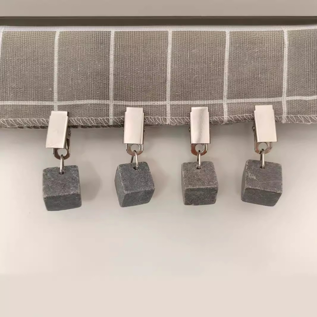 Cuadrado blanco gris negro mármol colgante mármol mantel colgante tabla paño clip tabla paño colgante tabla paño clip