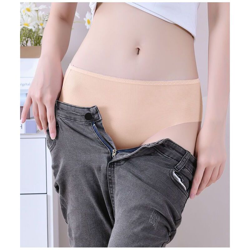 Sexy crotchless women's panties, hot transparent triangle briefs, mid-waist breathable mesh, soft and comfortable women's underwear Sexy crotchless women's panties, hot transparent triangle briefs, mid-waist breathable mesh, soft and comfortable women's underwear