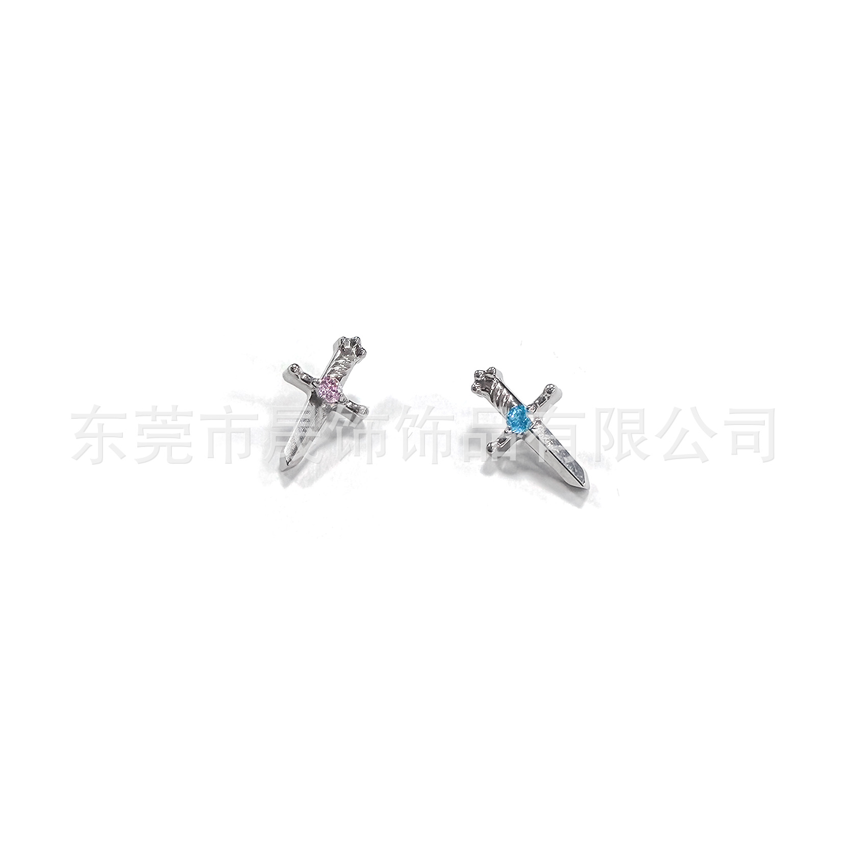 F136 Titanium Alloy 单 Diamond 宝剑 Ear Stud Studded 5A Cubic Zirconia Helix Cartilage Stud G23 Titanium Internal Thread Labret Stud Piercing Jewelry
