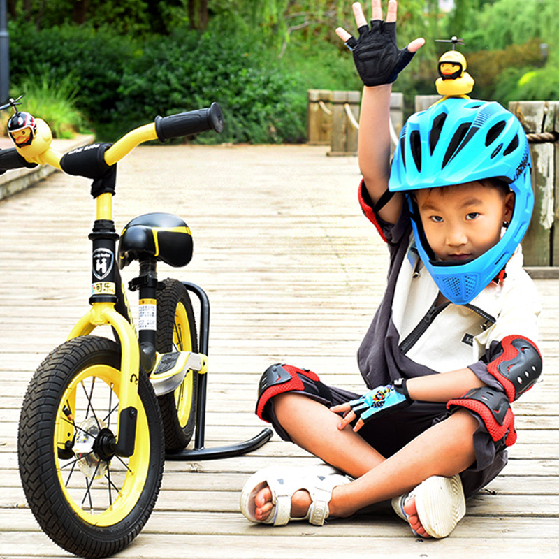 Bicicletas infantiles de equilibrio coche protector 6 piezas de rodilla protector patinaje protector conjunto de patinaje de ruedas