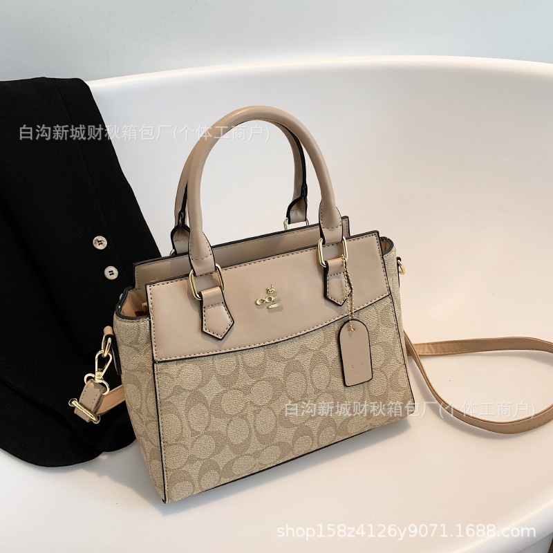 欧美包包女士2025新款小众设计师时尚托特包高级感印花手提斜挎包|undefined