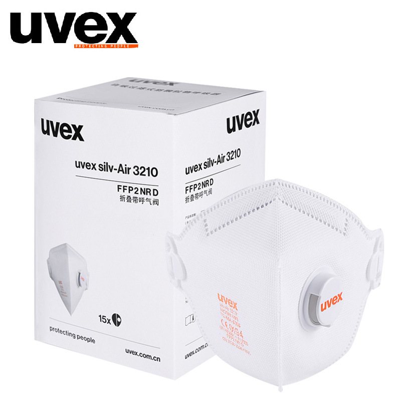 UVEX 3210防护口罩 FFP2防尘口罩 KN95防护口罩 N95口罩带呼吸阀