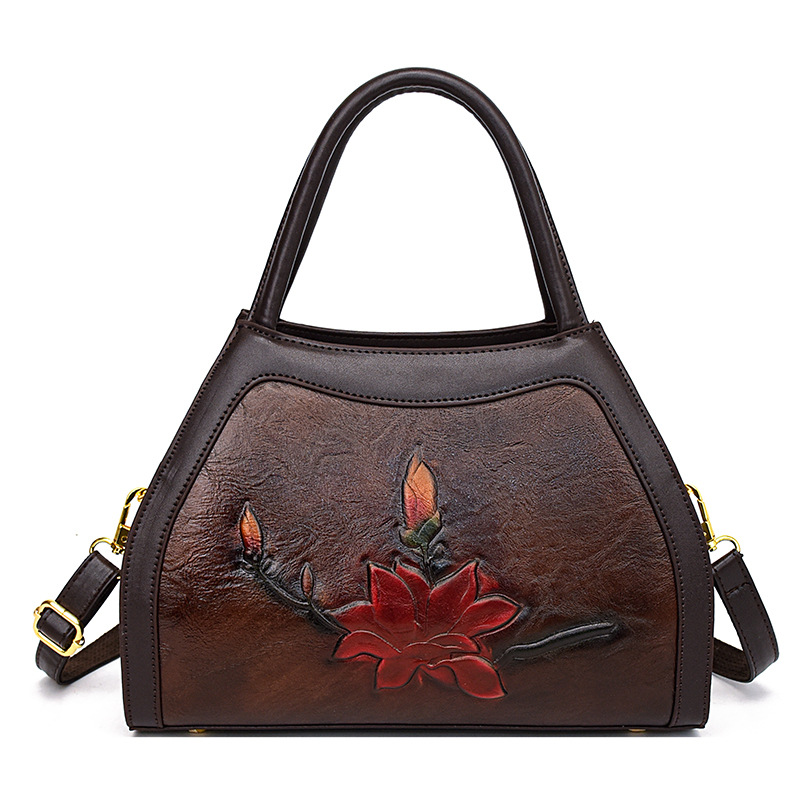 Bolsa de viaje de hombro de moda de gran capacidad para mujeres 2024 nuevo bolso de mano alta sensación de mama mochila