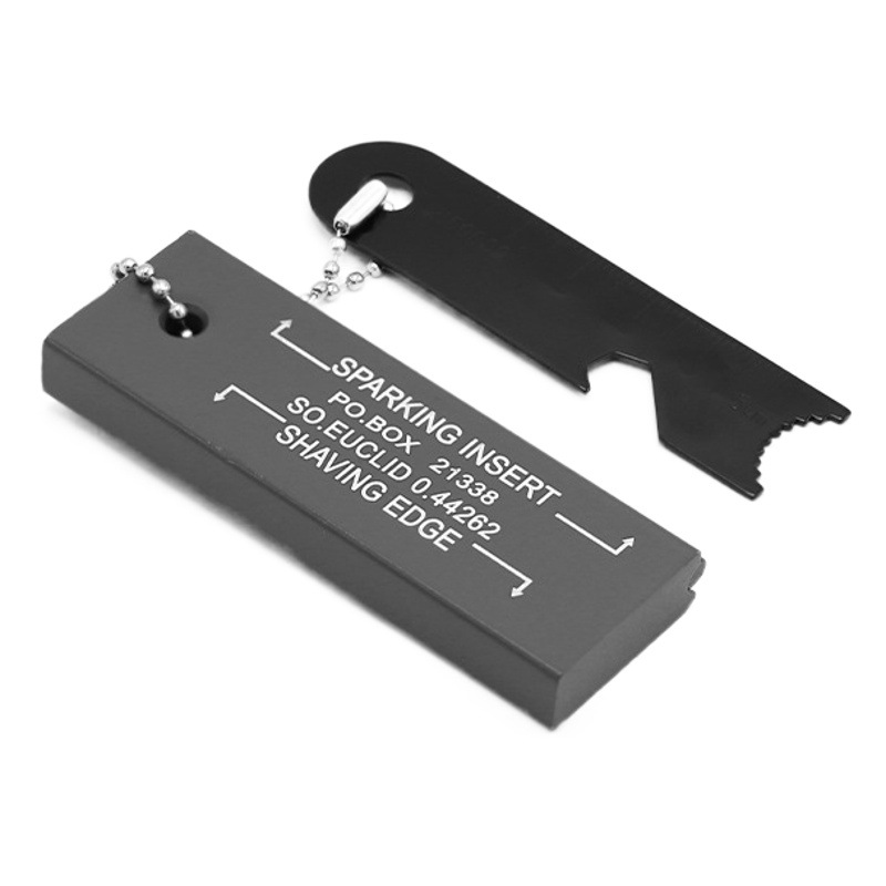 Equipo al aire libre simple supervivencia impermeable varilla de magnesio Flintstone camping supervivencia fuego máquina fuego barra bloque de magnesio