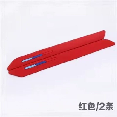 and rear bumpers anti-scratch collision – Qapı və bamper qoruyucu zolaqlar - protective-bar-style-red