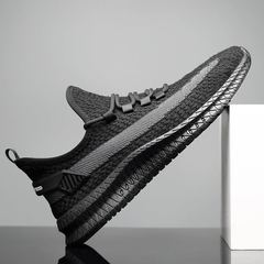 2022新款休閒跑步外貿時尚潮流男鞋輕便透氣網布運動鞋子一件代發