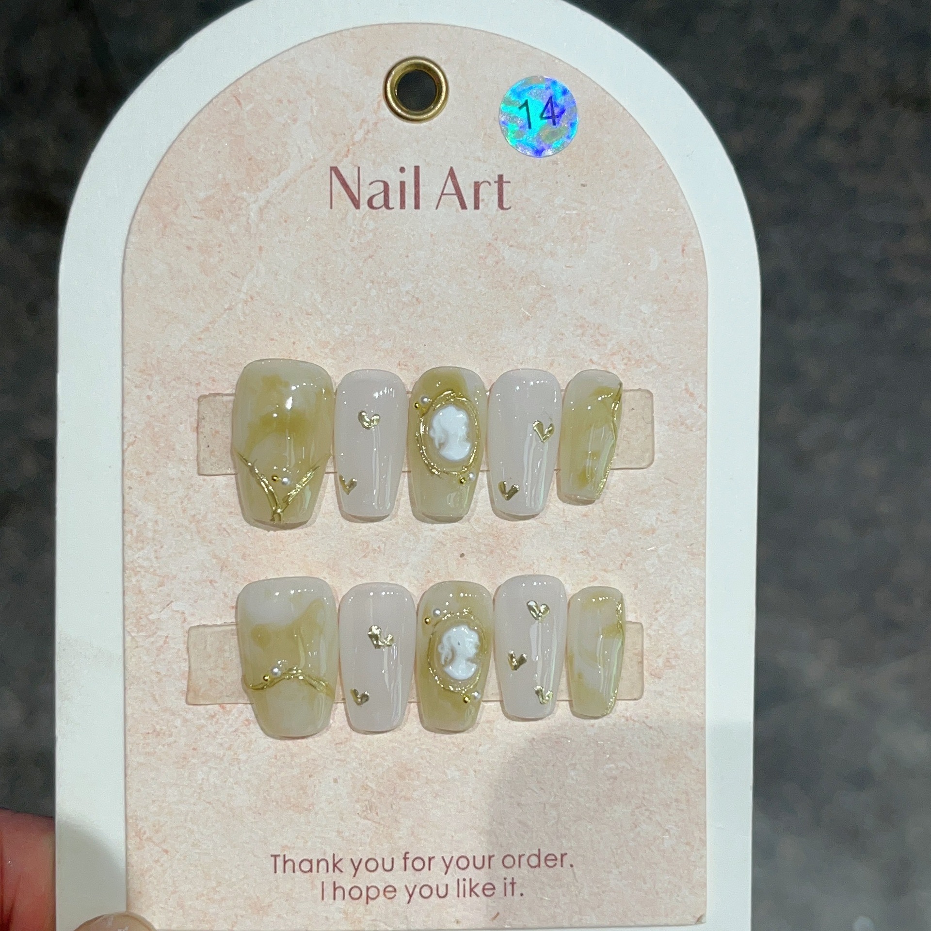 Wizard of Oz Summer Fresh Green Temperament Short Armor Hand-worn Armor Wholesale Jelly Gel Nail Paste