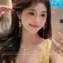 闲庭森系甜美流苏耳环