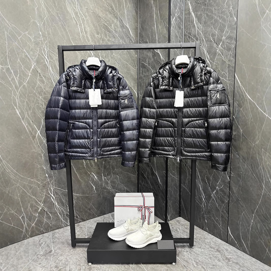 High Version Mengjia Classic Lauro Short Men's Lightweight Ace Down Jacket Men's and Women's Hooded Jacket