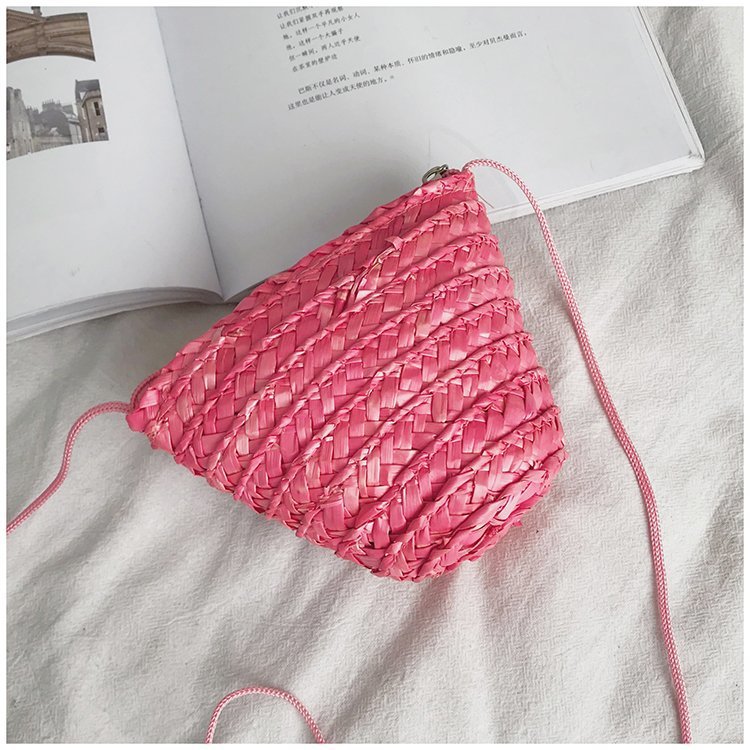 Fabrik Großhandel neue süße Kirsche Stroh Tasche Geldbörse Sommer Crossbody Stroh Tasche gewebte Tasche Urlaub Strandtasche_voghion.com