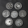 Seven major crimes around the anime Memorial coin protagonist tattoo badge knight