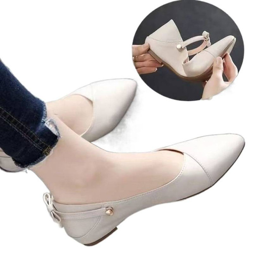 2026 autumn new style soft sole single-layer shoes and flat sandals wholesale purchase comfortable women's shoes, shallow cut and low heel small leather shoes