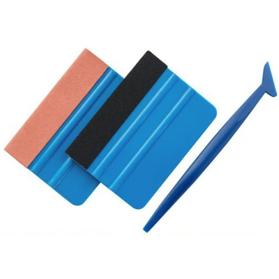 Auto film tool suit window solar film special tool beef tendon hard scraper tool cross-border suit (Car cleaning tools) - 3-piece-film-set-starting-from-1-set