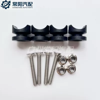 Motorcycle trunk and shockproof tail box buckle, side - 4-side-box-groove-fastenersplastic