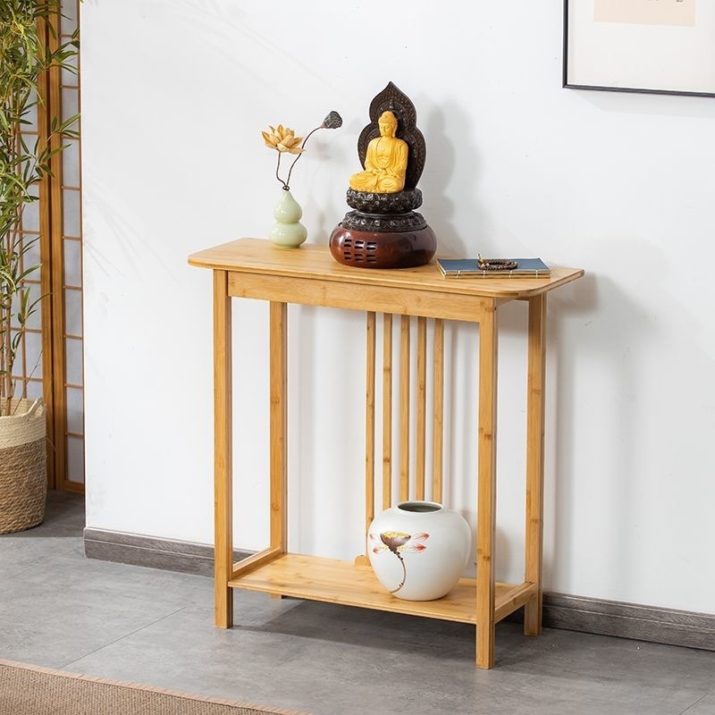 Altar Table for Home Use, New Chinese Style, God of Wealth Cabinet, Bodhisattva Guanyin Buddha Statue, Main Hall Offering Table