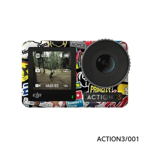 Подходит для DJI Osmo Action 3 \ 4 -го поколения наклейка на спортивную камерию.