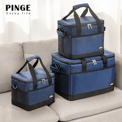 Wholesale Large Capacity Insulated Box Oxford Cloth Thick Aluminum Film Takeaway Box Insulated Bag Outdoor Picnic Bag