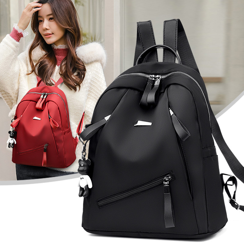Backpack women's nylon new leisure travel backpack lightweight high-grade mummy bag large capacity student schoolbag