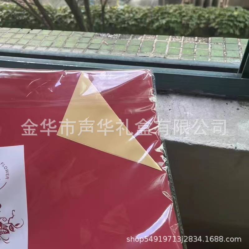 Inauguración de Dajihua Papel de envolver azul Papel dorado Florería Ramo de flores Papel floral Papel Ouya de dos colores de doble cara Impermeable