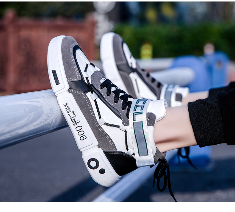 Hoge top herenschoenen zomer nieuwe casual sport Koreaanse versie trendy mode alle match heren groothandel_voghion.com