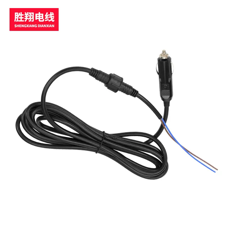 宁波厂家车载点烟器转换公母对插美式胶木点烟器  指示灯点烟器