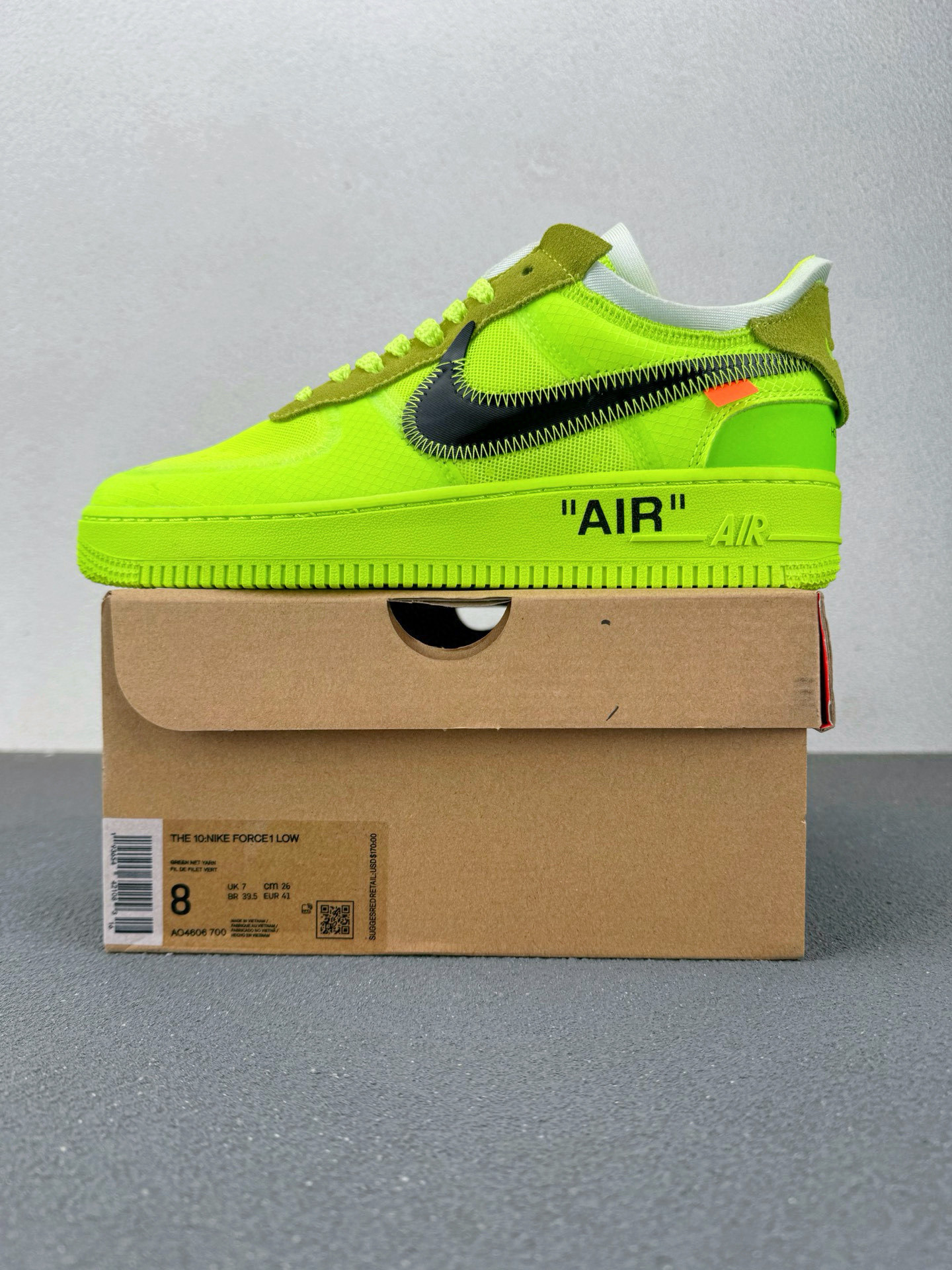 Zapatos Putian versión original de la fuerza aérea No. 1 en el extranjero marca conjunta de la cabeza de cuero en lugar de cojín de aire zapatillas deportivas para hombres y mujeres