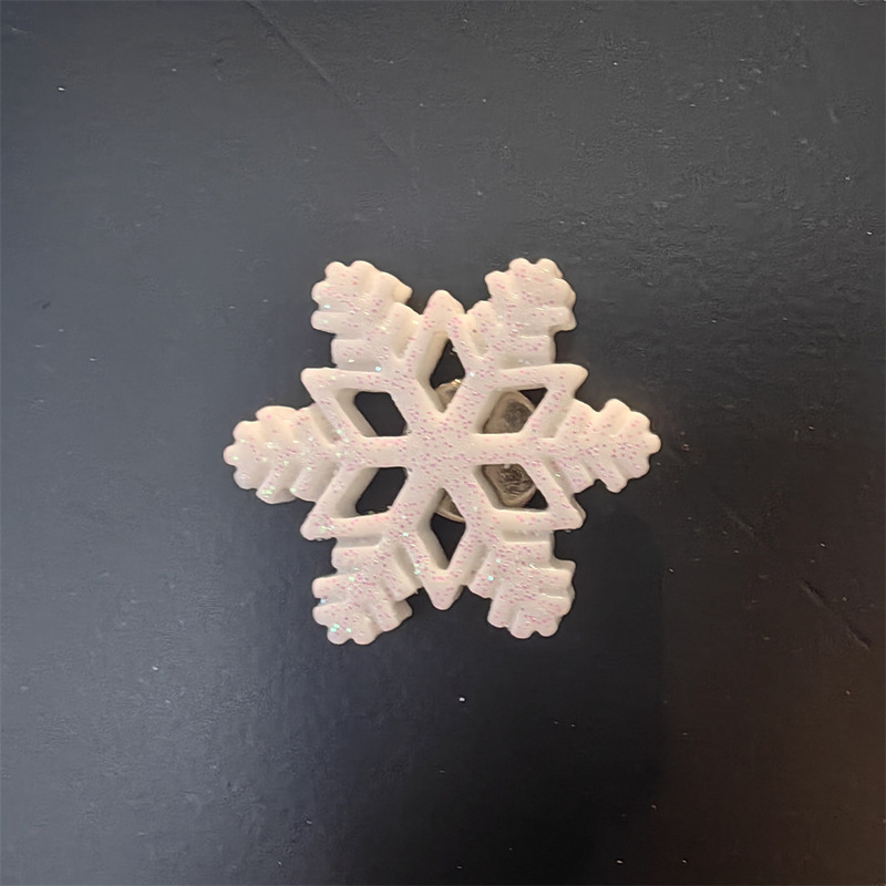 小红书同款圣诞花环红房子雪花立体冰箱贴磁铁氛围感装饰雪屋磁吸|undefined