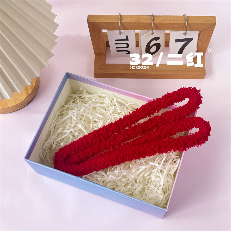 15mm扭扭棒小狗手工diy材料毛绒线毛条网红玩偶超密绒羊毛扭扭棒