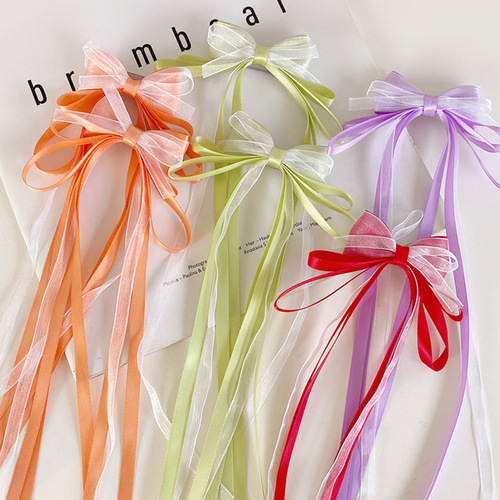 Ancient style hair accessories, tassel hairpins, children's ribbons, bows, mesh, braidable hair, cute accessories for girls and babies, wholesale