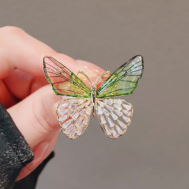 Exquisite Butterfly Brooch For Women Elegant Suit Accessory_voghion.com