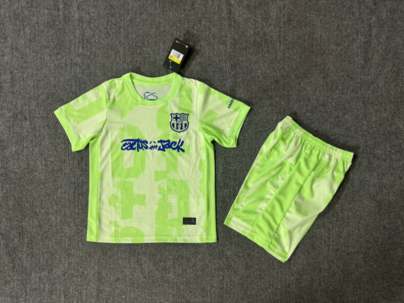 2526童装足球服俱乐部FC弗拉门戈曼城热刺巴塞皇马足球服套装球衣|undefined