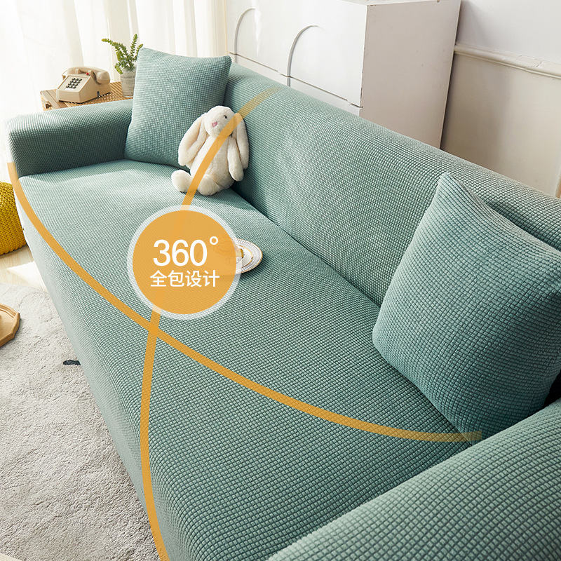 Cubierta universal de sofá al por mayor cubierta universal cuatro estaciones universal antideslizante sofá cojín anti-gato arañazos elástico cubierta completa Toalla de tela