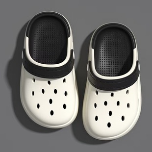 2024 New EVA Summer New Cartoon Cute Baby Kids Outdoor Anti-off Beach Garden Hole Shoes for Men