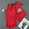 Red long-sleeve for adults, sleep mask