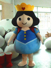 動漫毛絨童話王后公主灰姑娘小女孩行走裝扮道具服卡通人偶服裝衣
