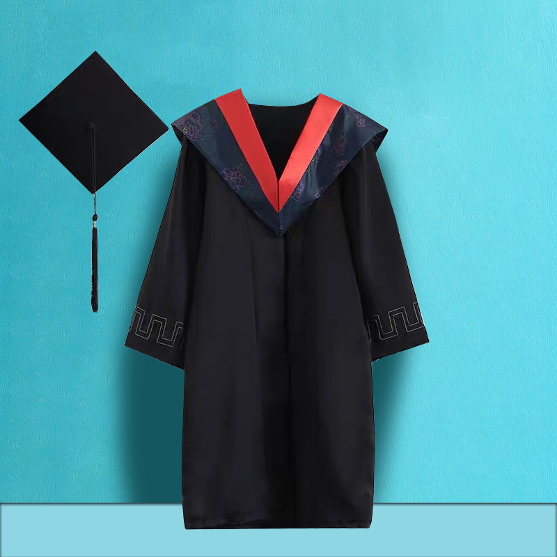 学士服毕业礼服大学生柔美尼卡丹皇文理工科学位硕士博士服导师服-阿里巴巴