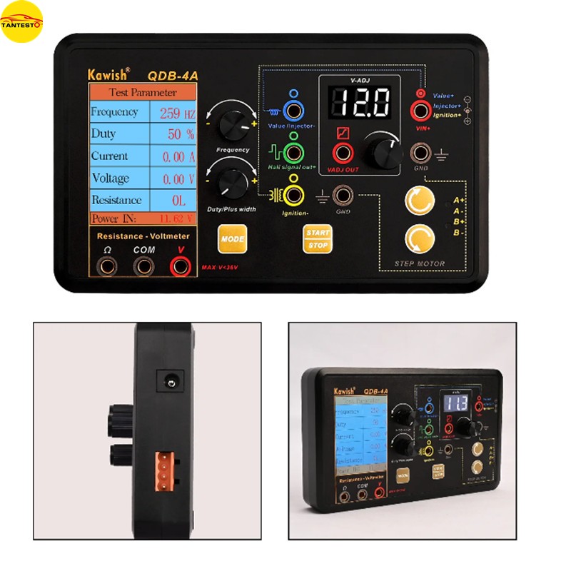 Qdb-4A Car Ignition Coil Tester Idle Stepper Motor Solenoid Valve Injector Actuator Driver Treasure