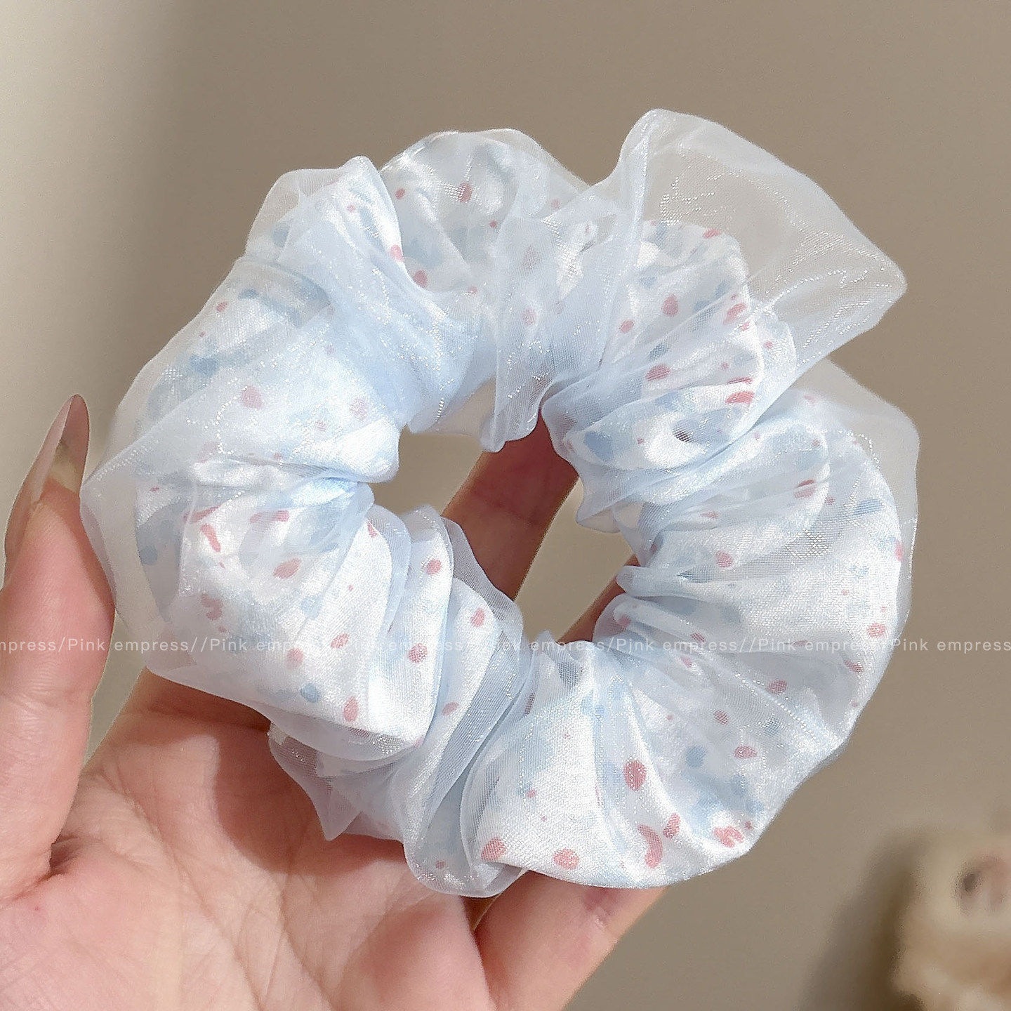 Anillo para el cabello de intestino grueso de gran tamaño coreano, bufanda cuadrada de alta calidad femenina, cuerda para el cabello, banda elástica y duradera, flor de viento perezosa