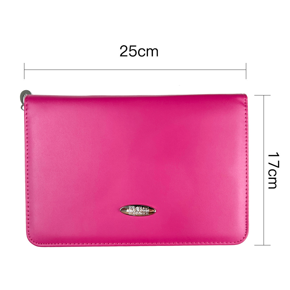 Herramientas de tejido aguja de suéter madera sintética color fantasía pulido manual desmontaje aguja de anillo un conjunto de 12 pagos