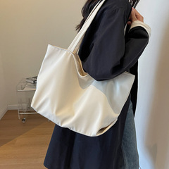 Large Capacity Tote Bag 2023 Summer New Fashion Single Shoulder Crossbody Bag Casual Versatile Handheld Canvas Bag