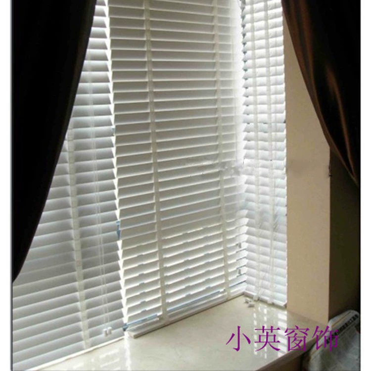 Solid Wood Venetian Blinds — Basswood or Bamboo, 5 cm / 3.5 cm Slats, Custom Size